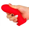 EggPlay Plug silicone Saurus Egg XL 16.5 x 7.3cm Rouge